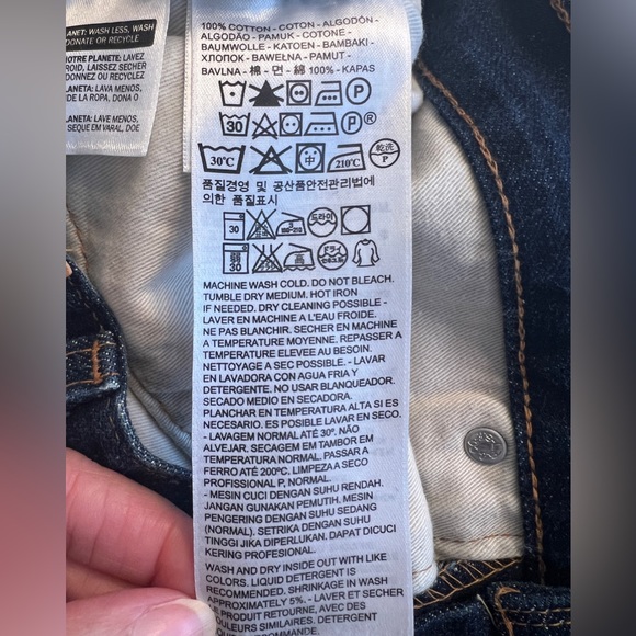 LEVIS VINTAGE CLOTHING- 505-0217 *31x 34- pls read below- rare RED LINE BIG E. - Picture 16 of 16